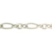 Myron Toback Inc. Sterling Silver 6MM Long & Short Textured Chain 6MM Long & Short Textured Chain