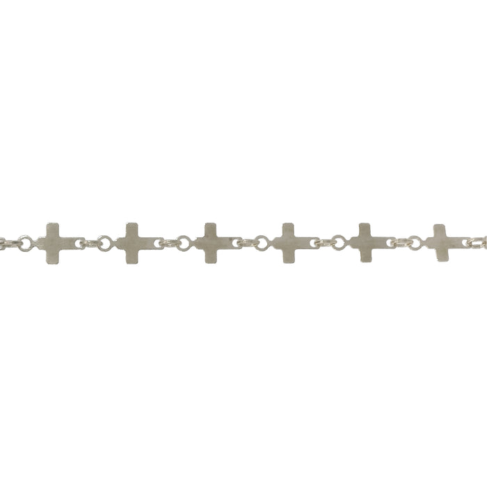 Myron Toback Inc. Sterling Silver Cross Chain Cross Chain