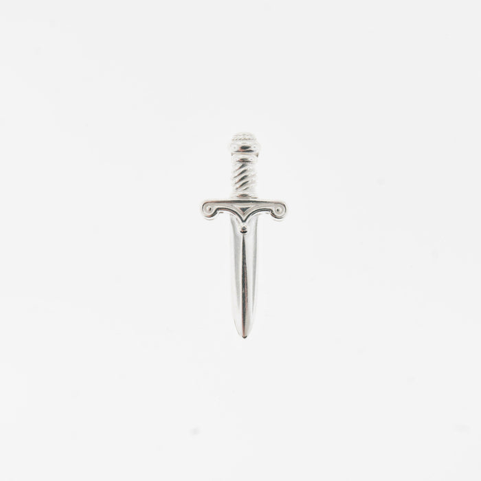 Sterling Silver Dagger Sword Charm Clasp