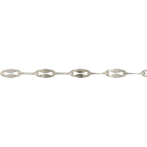 Myron Toback Inc. Sterling Silver Double Plaque Chain Double Plaque Chain