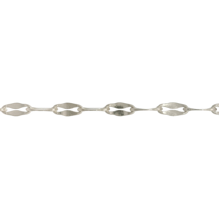 Myron Toback Inc. Sterling Silver Double Plaque Chain Double Plaque Chain