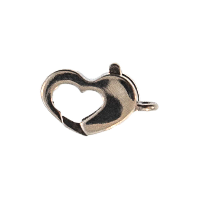 Sterling Silver Heart Clasp  Myron Toback Inc. Sterling Silver Heart Clasp