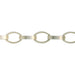 Myron Toback Inc. Sterling Silver Oval Hidden Twist Chain Oval Hidden Twist Chain