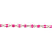 Myron Toback Inc. Sterling Silver Paperclip Chain w/ Pink Resin