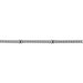 Myron Toback Inc. Sterling Silver Satellite Curb Chain Sterling Silver Satellite Curb Chain