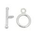 Myron Toback Inc. Sterling Silver Toggle Ring & Bar Sterling Silver Toggle Ring & Bar