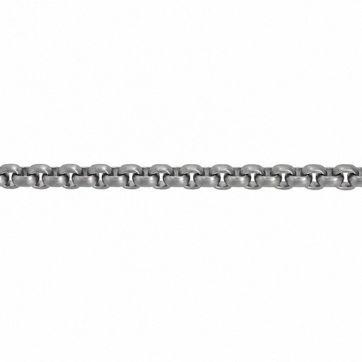 Myron Toback Inc. Titanium 2MM Venetian Round Box Chain 2MM Venetian Round Box Chain