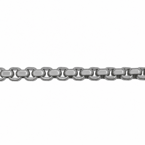 Myron Toback Inc. Titanium 4MM Round Box Chain 4MM Round Box Chain