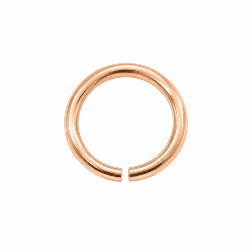 Pink / 2.3MM / .020" 14K Gold Round Open Jump Ring 14K Gold Round Open Jump Ring