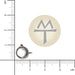 QUADRIFOGLIO 9.7 x 7.5 mm Sterling Silver Round Lobster Clasp Sterling Silver Round Lobster Clasp
