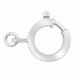 QUADRIFOGLIO Sterling Silver 15MM Spring Ring 15MM Spring Ring