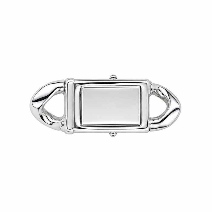 Sterling Silver / 18.5 x 7 MM Push Curb Clasp Push Curb Clasp