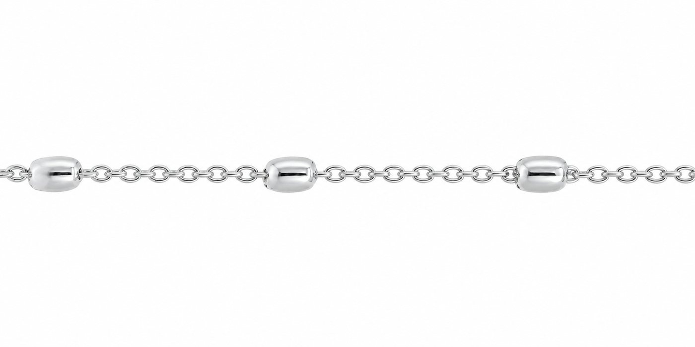 Sterling Silver 2.5MM Oval Satellite Chain 2.5MM Oval Satellite Chain