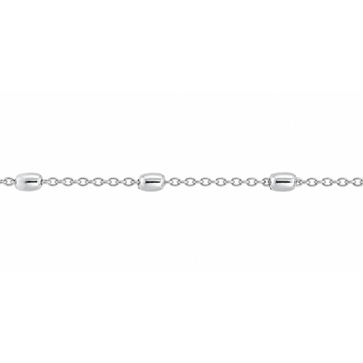 Sterling Silver 2.5MM Oval Satellite Chain 2.5MM Oval Satellite Chain