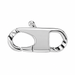 Sterling Silver / 28 x 12 MM Curb Lobster Lock Curb Lobster Lock