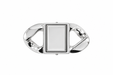Sterling Silver / 40.5 x 20 MM Push Curb Clasp Push Curb Clasp