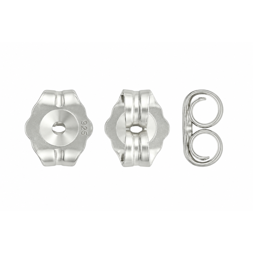 Sterling Silver 5MM Earring Backs 5MM Earring Backs