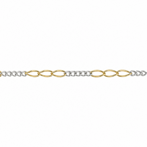 Myron Toback Inc. Sterling Silver Alternating Figaro Chain Alternating Figaro Chain
