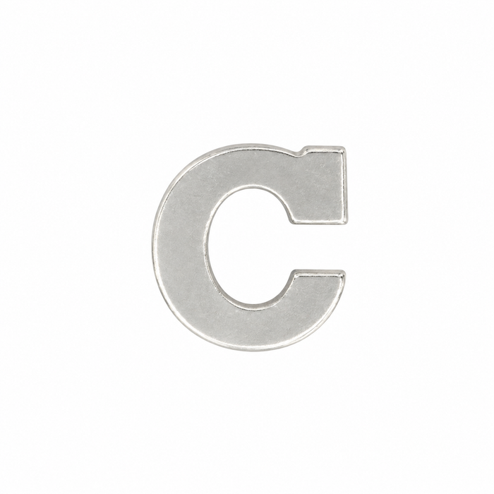Myron Toback Inc. Sterling Silver / C Roman Letters Roman Letters