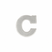 Myron Toback Inc. Sterling Silver / C Roman Letters Roman Letters