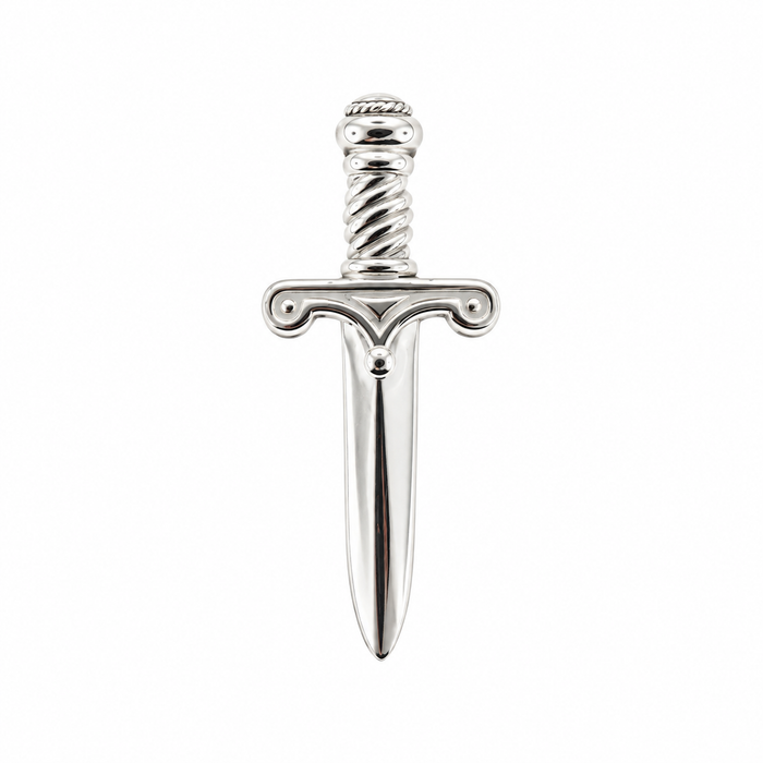 G & S srl Sterling Silver Dagger Sword Charm Clasp Dagger Sword Charm Clasp