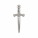 G & S srl Sterling Silver Dagger Sword Charm Clasp Dagger Sword Charm Clasp