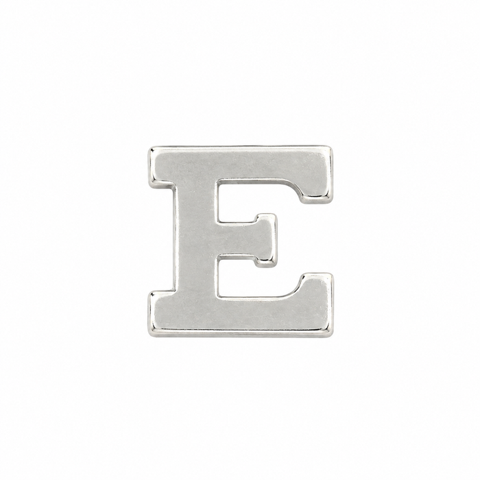 Myron Toback Inc. Sterling Silver / E Roman Letters Roman Letters