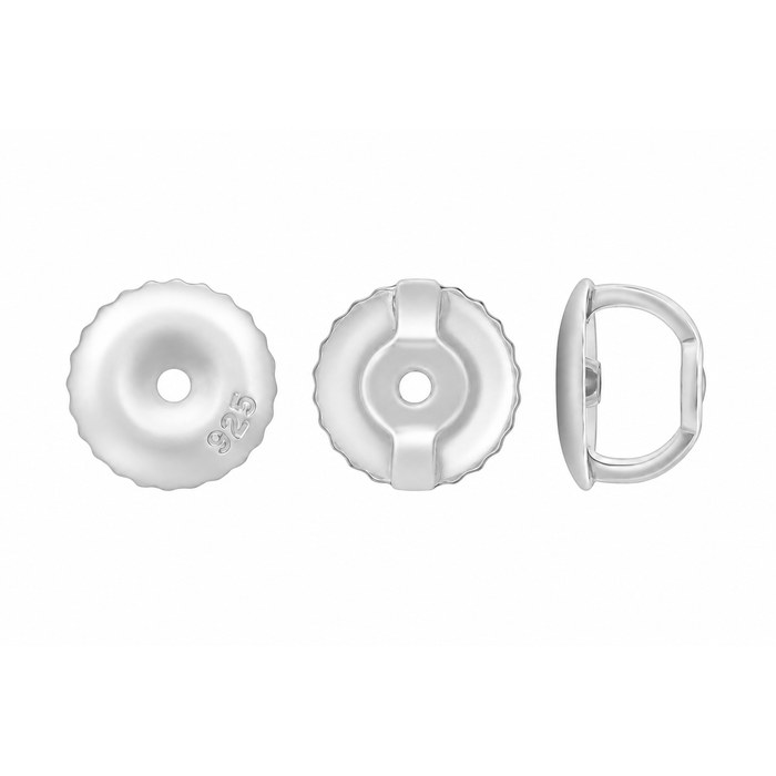 Sterling Silver Earring Screw Back Earring Screw Back