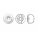 Sterling Silver Earring Screw Back Earring Screw Back