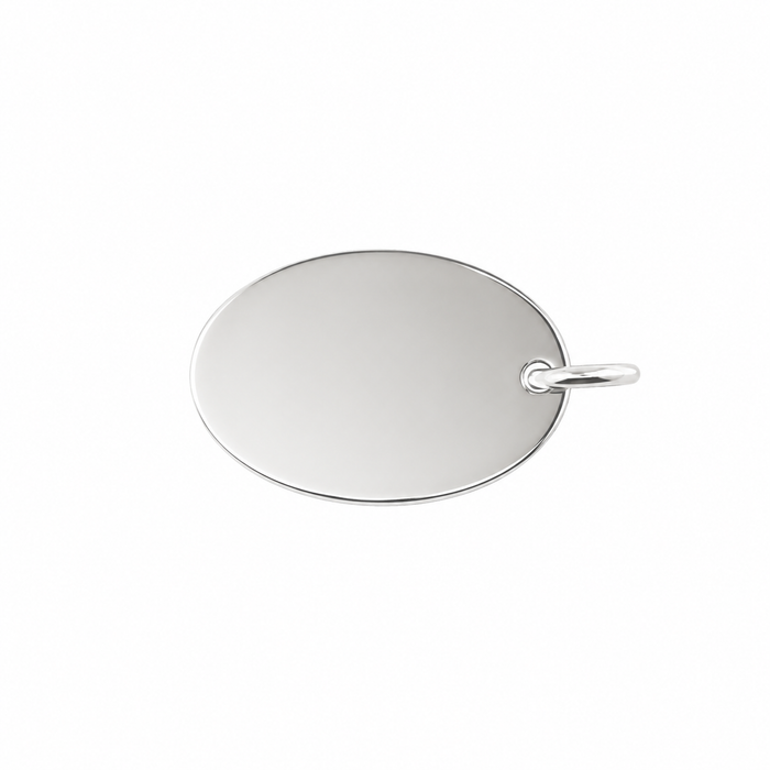 Myron Toback Inc. Sterling Silver Oval Tag Sterling Silver Oval Tag