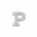 Myron Toback Inc. Sterling Silver / P Roman Letters Roman Letters
