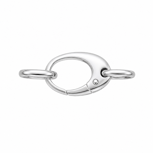 HORO LINEA Sterling Silver Push Clasp w/ End Tags Push Clasp w/ End Tags