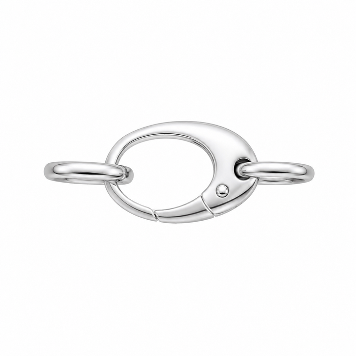HORO LINEA Sterling Silver Push Clasp w/ End Tags Push Clasp w/ End Tags