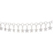 Myron Toback Inc. Sterling Silver Star Charm Cable Chain Star Charm Cable Chain