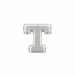 Myron Toback Inc. Sterling Silver / T Roman Letters Roman Letters