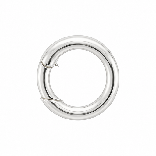 Sterling Silver Trigger-less Ring 12.5MM Clasp Trigger-less Ring 12.5MM Clasp
