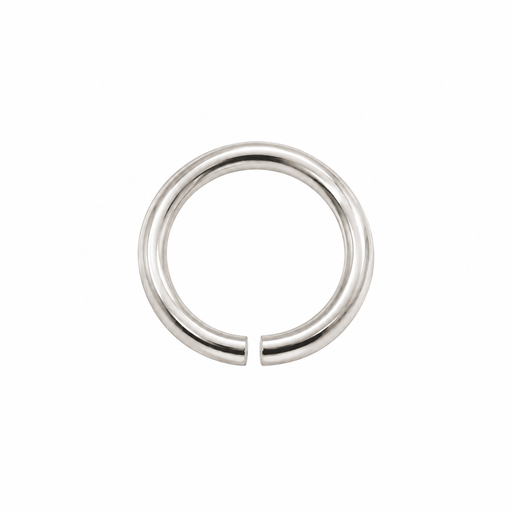 White / 2.3MM / .020" 14K Gold Round Open Jump Ring 14K Gold Round Open Jump Ring