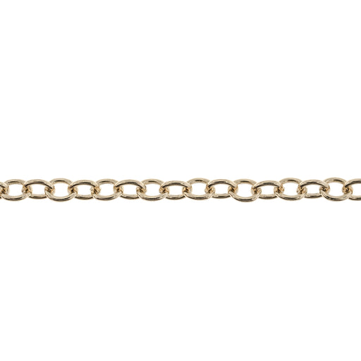 Myron Toback Inc. 14/20 Yellow Gold-Filled 3.0MM Open Cable Chain 3.0MM Open Cable Chain