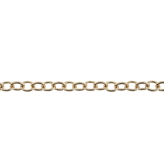 Myron Toback Inc. 14/20 Yellow Gold-Filled 3.0MM Open Cable Chain 3.0MM Open Cable Chain