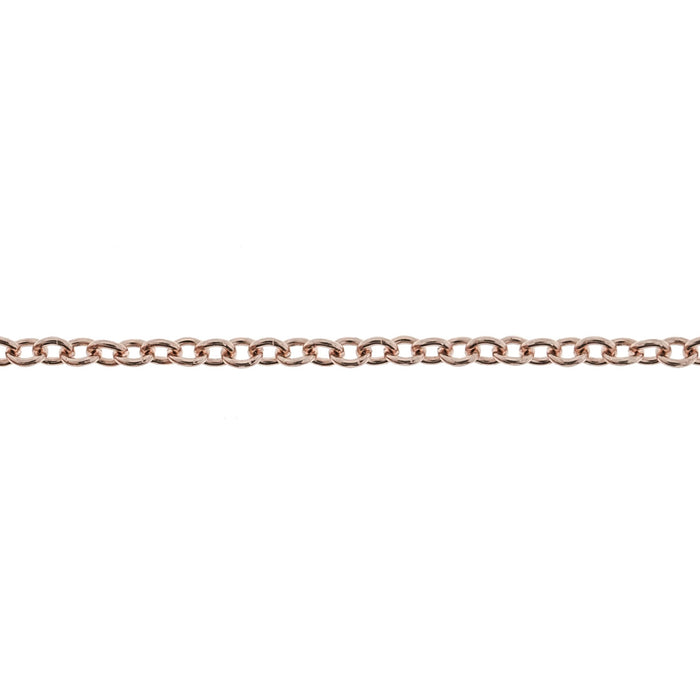 14K Pink 1.8MM Cable Chain  Myron Toback Inc. 14K Pink 1.8MM Cable Chain