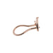 Myron Toback Inc. 14K Pink 15MM Medium Omega Clip Earring
