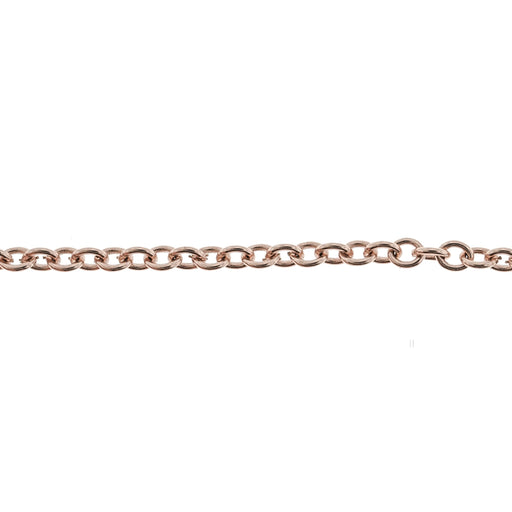 Myron Toback Inc. 14K Pink 2.2MM Open Cable Chain