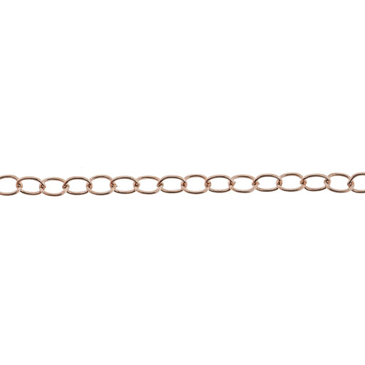Myron Toback Inc. 14K Pink 2.5 MM Cable Chain