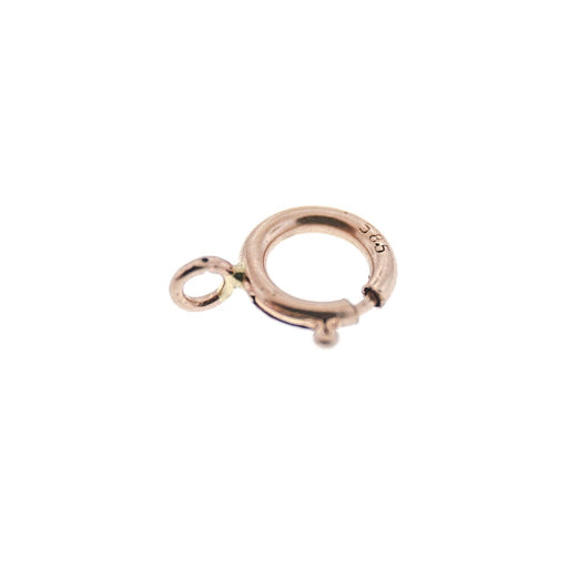 14K Pink Heavy Spring Ring Clasp  Myron Toback Inc. 14K Pink Heavy Spring Ring Clasp