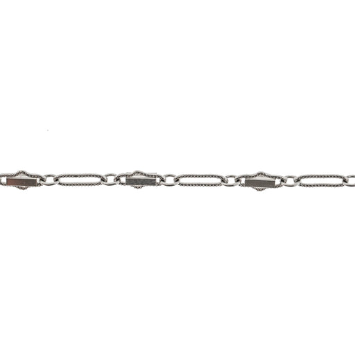 14K White 2.8MM Baguette Chain  Myron Toback Inc. 14K White 2.8MM Baguette Chain