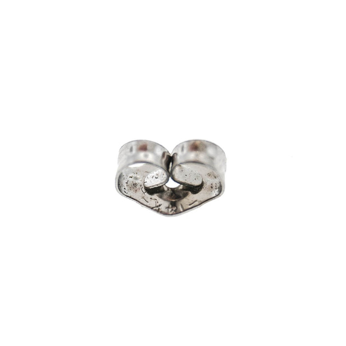 14K White Earring Nut Closeout  Myron Toback Inc. 14K White Earring Nut Closeout