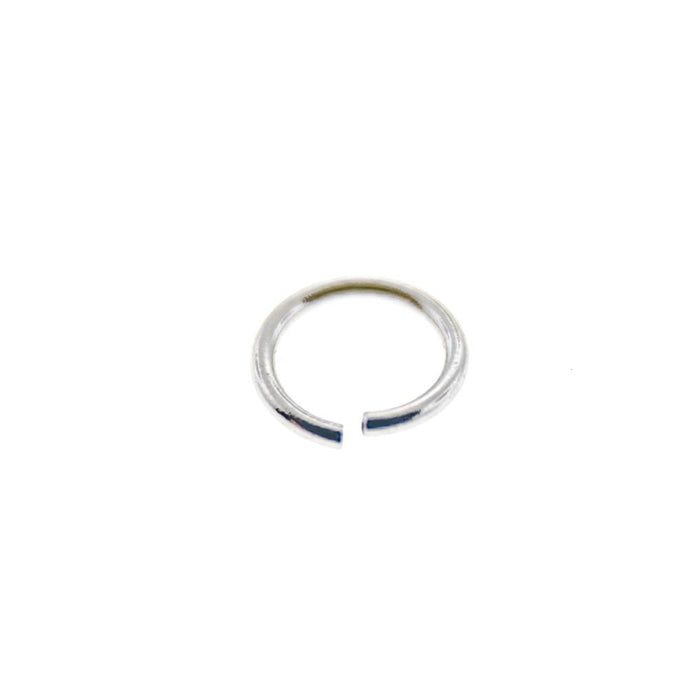 14K White Gold 4MM Open Jump Ring  Myron Toback Inc. 14K White Gold 4MM Open Jump Ring