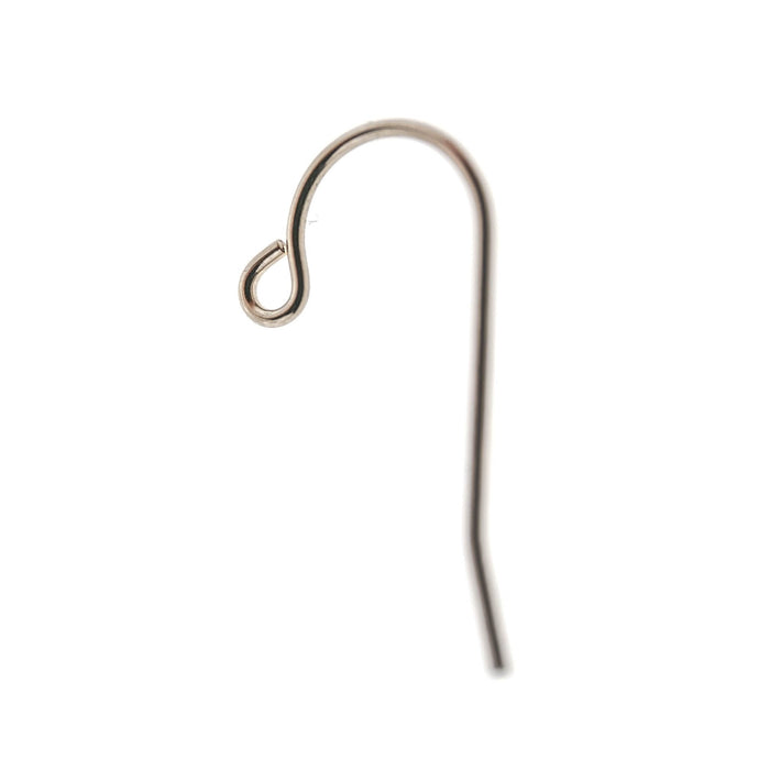 Myron Toback Inc. 14K White Hook Ear Wire
