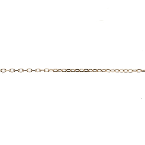 Myron Toback Inc. 14K Yellow 2.1MM Flat Cable Chain