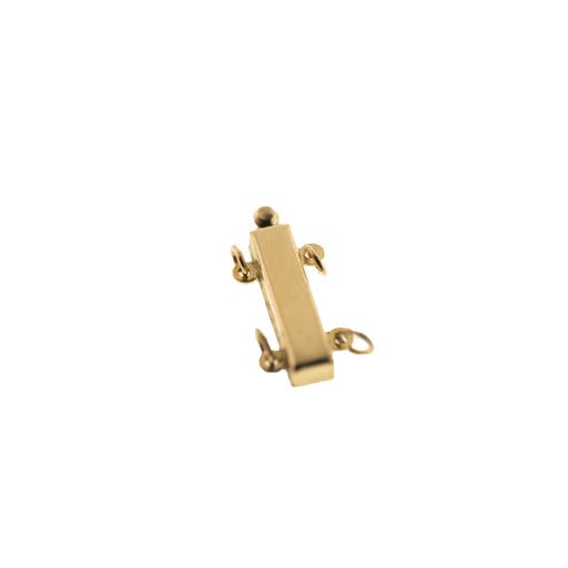 14K Yellow 2 Strand Bayonet Clasp  Myron Toback Inc. 14K Yellow 2 Strand Bayonet Clasp